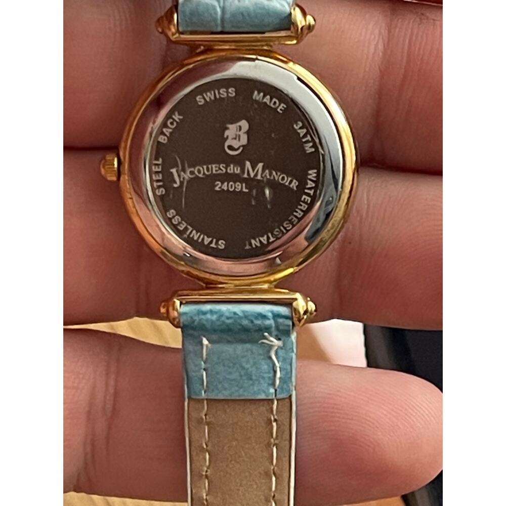 Jacques du Manoir 2409L Swiss Made Women’s Quartz Watch Blue Dial - Picture 3 of 3